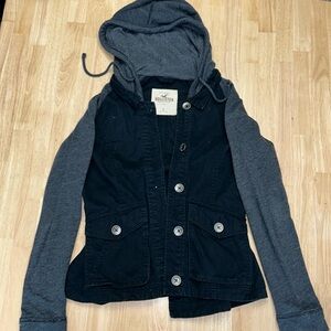 Hollister black jacket